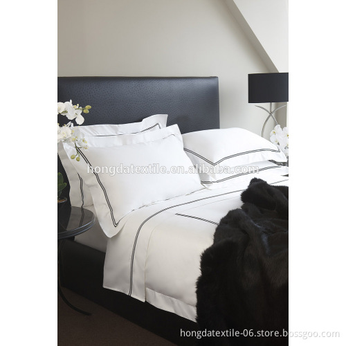 400 Thread Count Egyptian Cotton sheets White Embroidery Design bed sheet Duvet Cover Sets